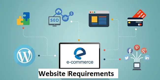 Ecommerce Website Requirements