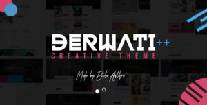 Derwati V1.3 - Trendy & Creative Portfolio Theme Free Download